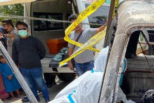 Mobil Carrry dan Sopir Terbakar, Polres Bengkalis Tangkap Pelakunya