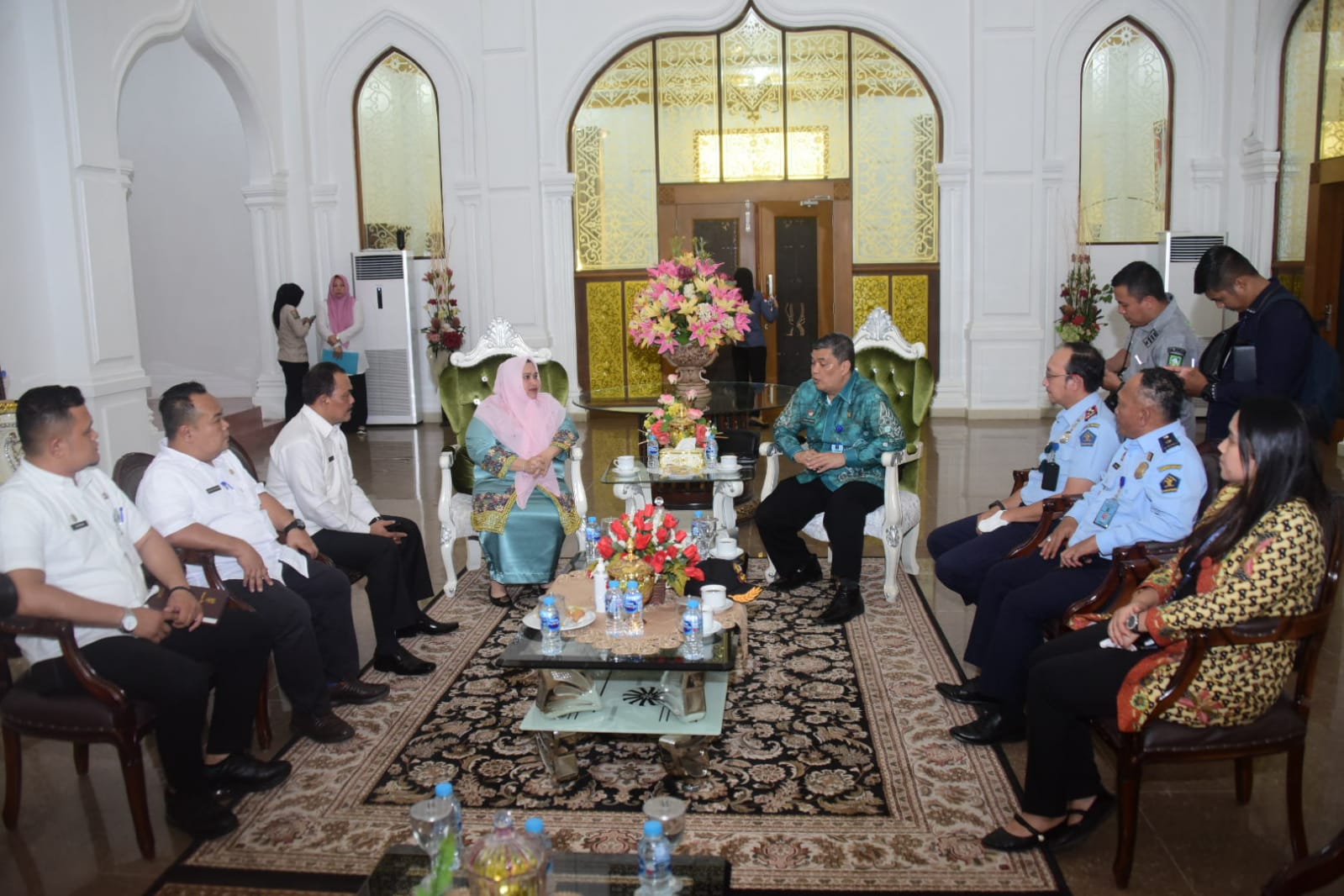 Bupati Bengkalis Terima Audiensi Bersama Kadiv Imigrasi Riau