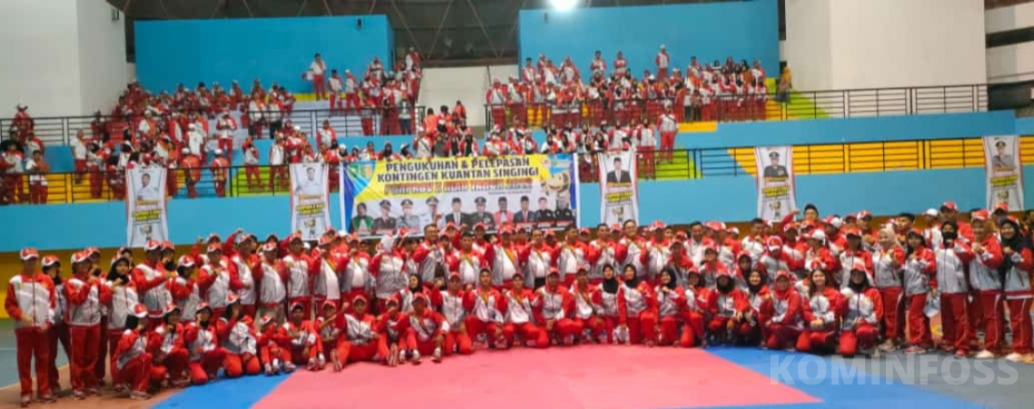 Jadi Tuan Rumah, Plt Bupati Kukuhkan 650 Atlet Kuansing untuk Poprov X Riau