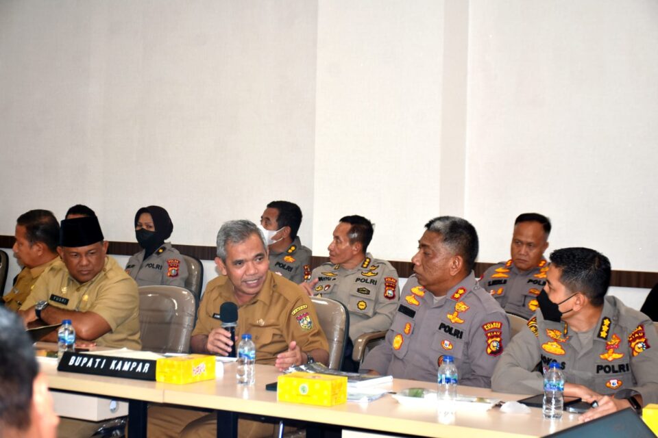 Kapolda Riau Apresiasi Dukungan Pemkab Kampar Terhadap Tour de Muara Takus 2022