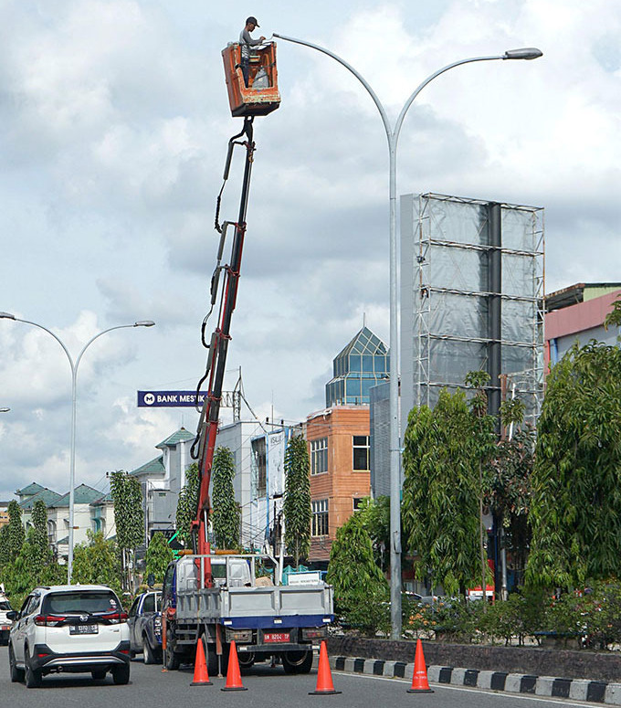 2023, Dishub Usulkan Peremajaan 800 Titik Lampu Jalan di Pekanbaru