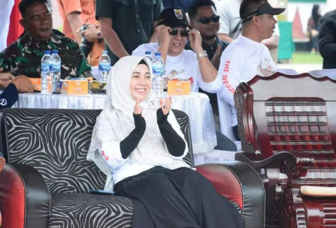 Sekretaris Komisi III DPRD Riau Sewitri Hadiri Pembukaan Festival Bono 2022