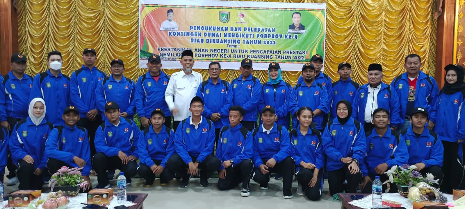 Wako Paisal Lepas Kontingen Dumai Bertanding pada Porprov Riau di Kuansing
