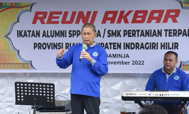 Hadiri Reuni Ikatan Alumni SPP-SPMA/SMK Pertanian Terpadu, Ini Pesan Wabup Syamsuddin Uti