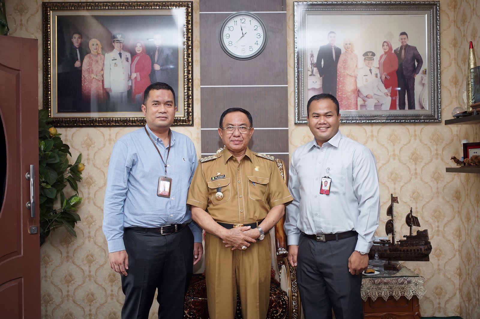 Bupati Wardan Terima Kunjungan Kepala Cabang BRK Syariah Tembilahan