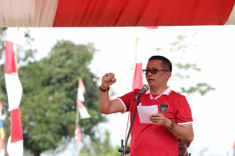 Bupati H.M Adil Buka Turnamen Sepak Bola Bupati Cup 2022