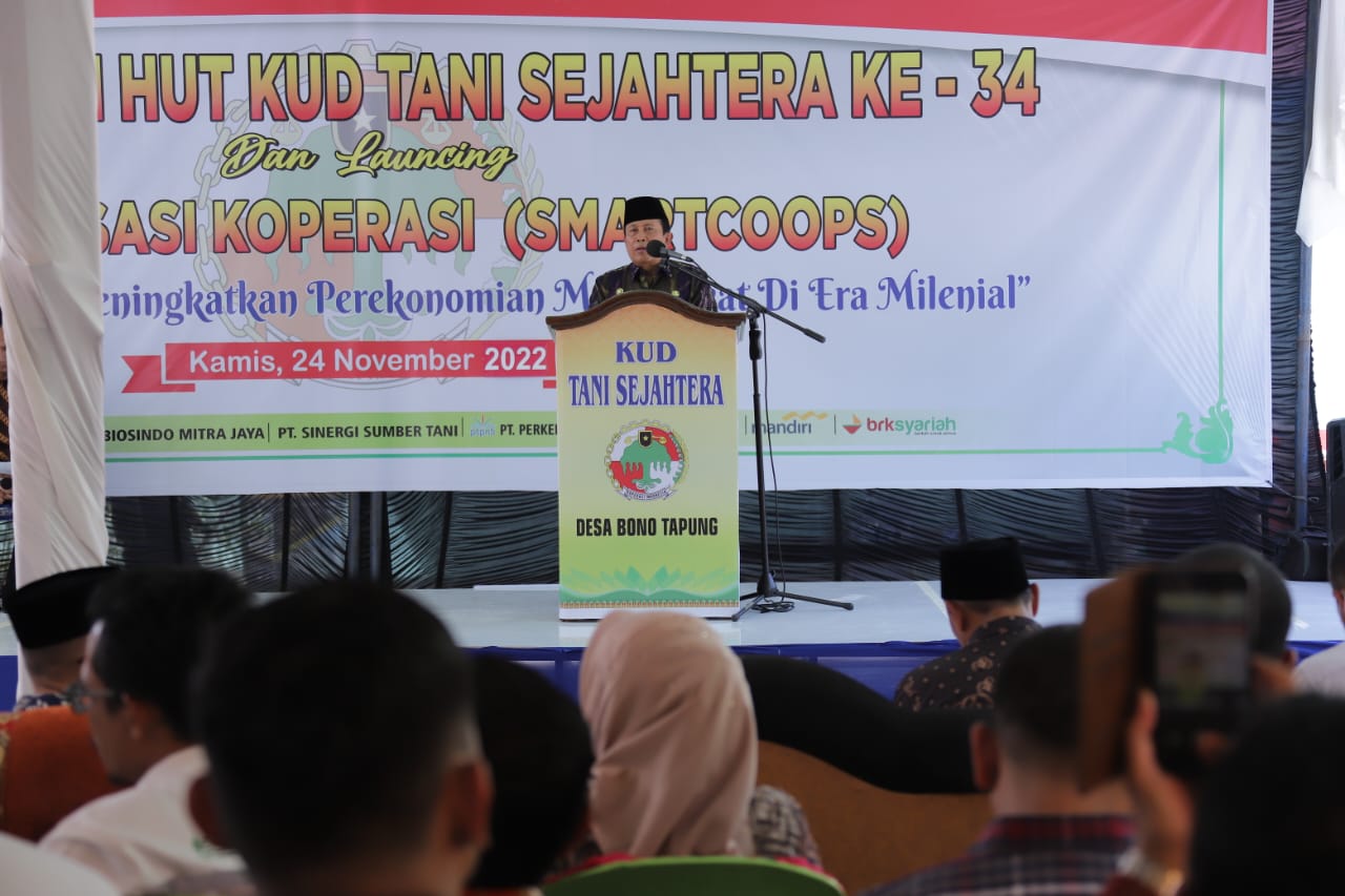 Bupati Sukiman Launching Aplikasi SMARTCOOP Koperasi