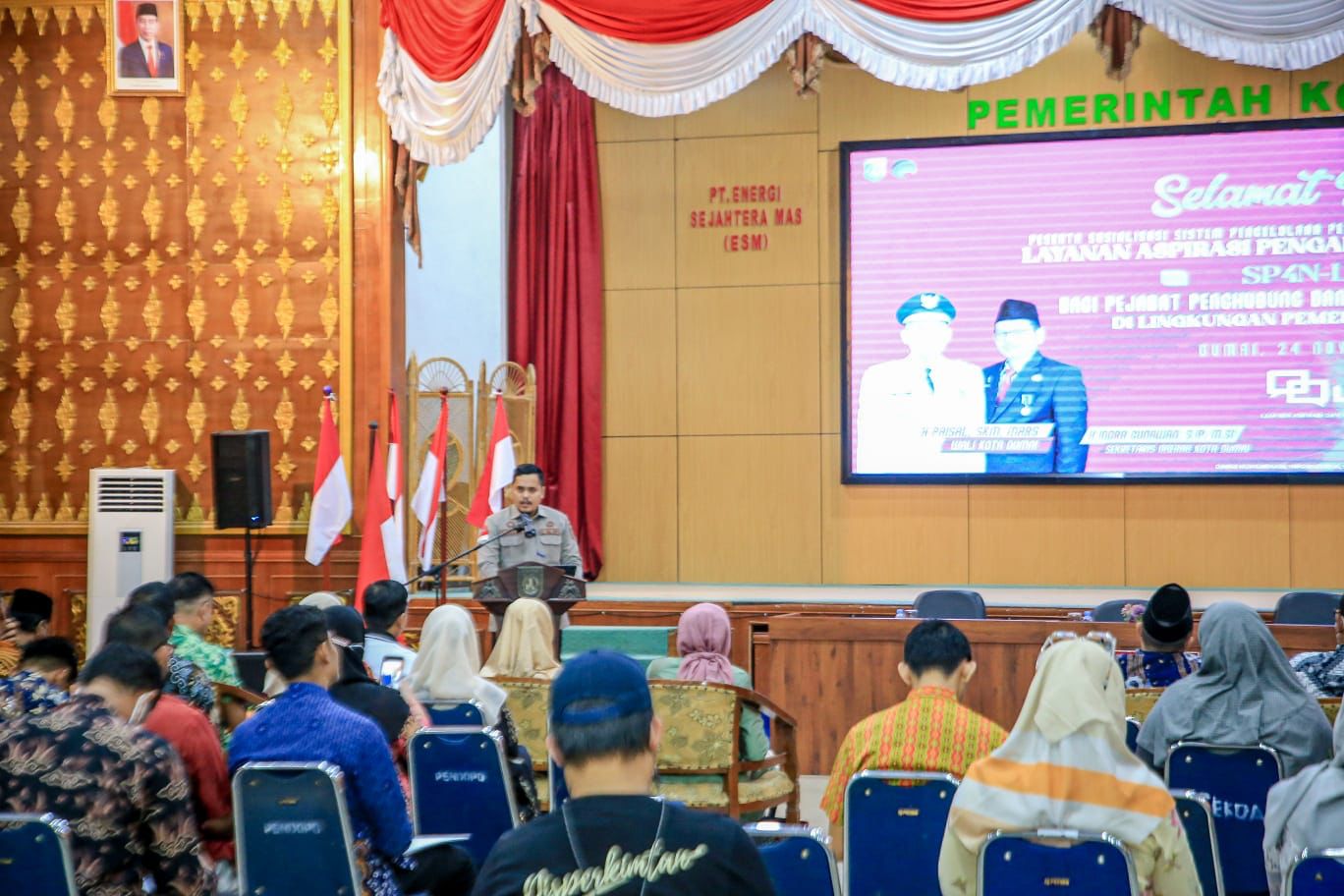 Diskominfotiksan Dumai Gelar Sosialisasi SP4N-LAPOR!