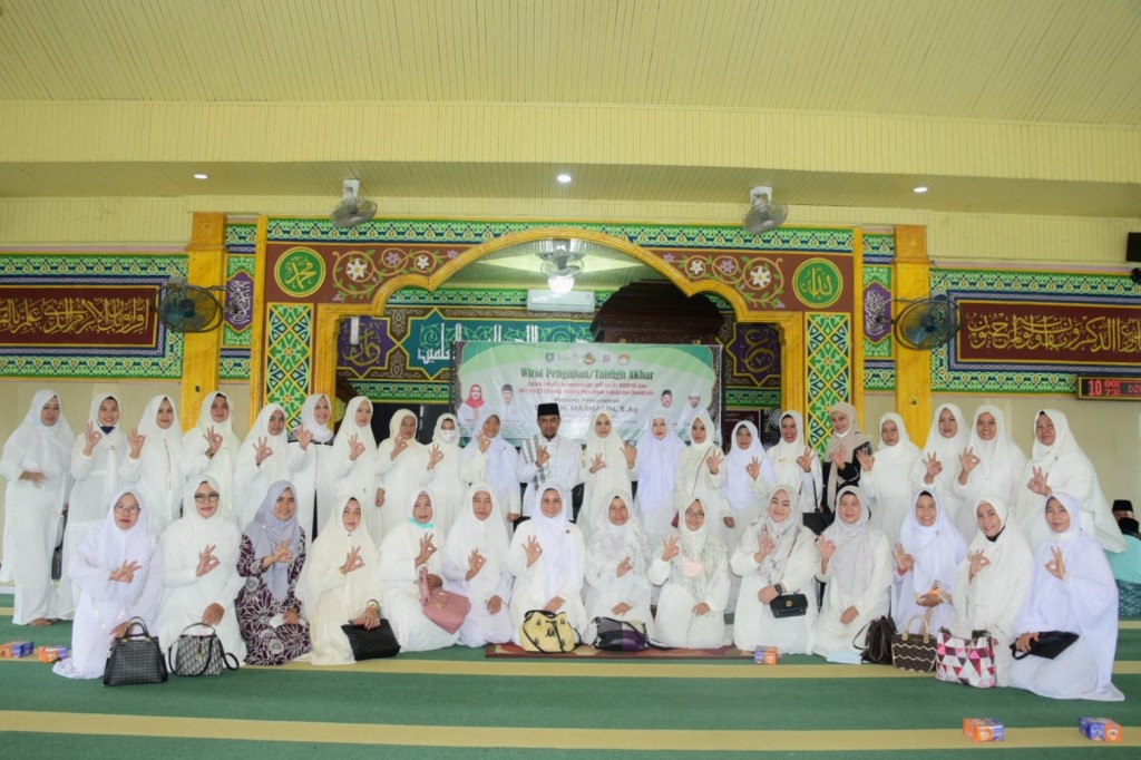 DWP Bersama KORPRI Bengkalis Gelar Tabligh Akbar di Masjid Raya Selat Baru