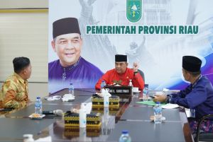 Wagubri Edy Natar Audiensi Bersama Permikomnas Wilayah II