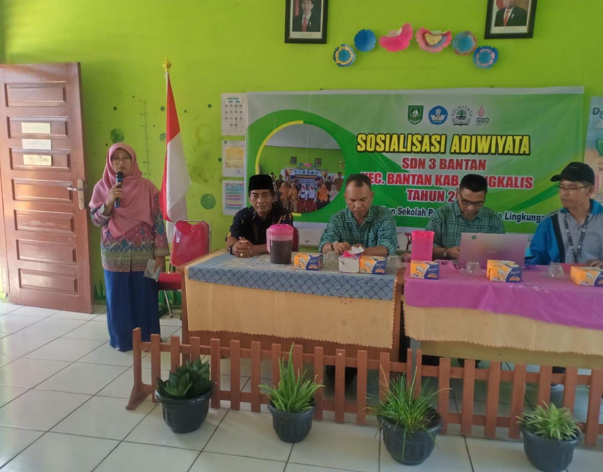 DLH Bengkalis Gandeng Bahtera Melayu Sosialisasi PBLHS ke SDN 3 Bantan