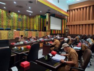 Komisi I Hearing Bersama Camat se-Kota Pekanbaru Bahas Anggaran Tahun 2023