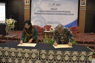 Pj Bupati Kampar Teken MoU Bersama Universitas Gajah Mada Terkait KKN PPM