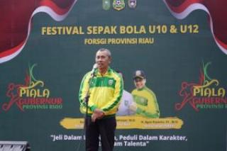 Buka Festival Sepak Bola, Gubri Singgung Tragedi Malang