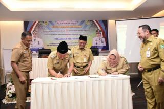 Pemkab Bengkalis dan Rohul Jalin Kerjasama Pembangunan dan Pemeliharaan Pilar Batas Daerah