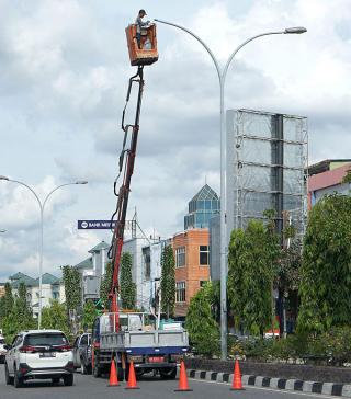 2023, Dishub Usulkan Peremajaan 800 Titik Lampu Jalan di Pekanbaru