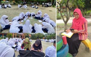 Wujudkan Lulusan yang Literat, MTsN 2 Pekanbaru Gelar Kegiatan 520 Puisi untuk Pahlawan