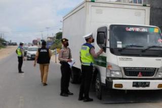Ratusan Kendaraan Terjaring Razia Opstib PKB di Riau