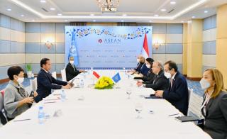 Presiden Jokowi Lakukan Pertemuan Bilateral dengan Sekjen PBB