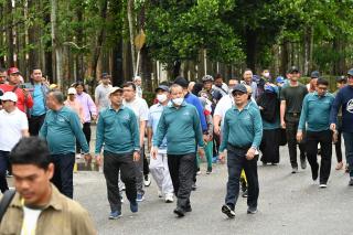 Semarak Milad ke-60, UNRI Gelar Jalan Santai dan Lomba Mancing Ikan