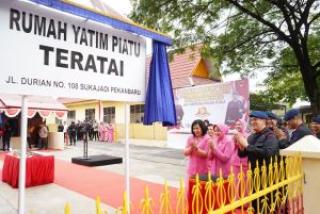 Kapolda Puji Dansat Brimob, Sulap Rumdin Jadi Rumah Yatim Piatu â€˜Terataiâ€™