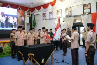 Kamsol Resmi Dilantik Sebagai Ka Mabicab Gerakan Pramuka Kampar