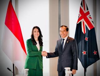 Presiden Jokowi Lakukan Pertemuan Bilateral dengan PM Selandia Baru