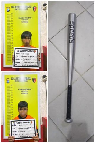 Sekelompok Geng Motor Serang Masyarakat Pake Pemukul Baseball, Ditangkap Polisi Merengek