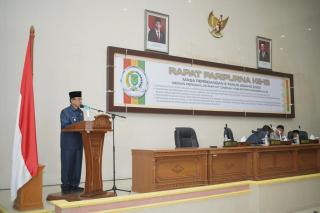 Bupati Sampaikan Pidato Pengantar Nota Keuangan dan Ranperda APBD Inhil TA 2023