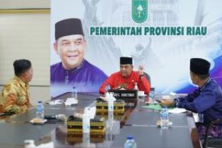 Wagubri Edy Natar Audiensi Bersama Permikomnas Wilayah II