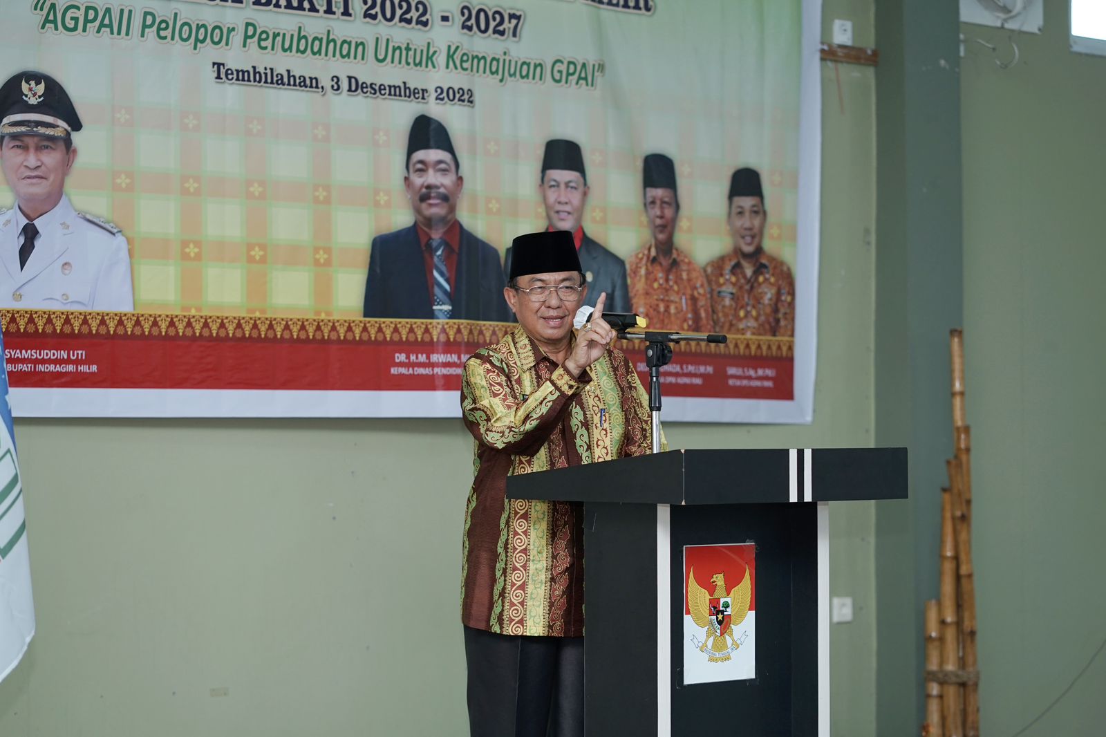 Bupati Wardan Minta GPAI Jadi Pelopor Kemajuan Pendidikan Agama