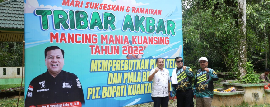 Plt Bupati Tutup Turnamen Mancing Trip Bersama "Tribar" Akbar di Kuantan Tengah