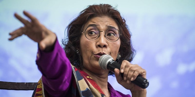 Susi Pudjiastuti Kritik Rencana Pemerintah Jokowi Bagi-bagi Rice Cooker