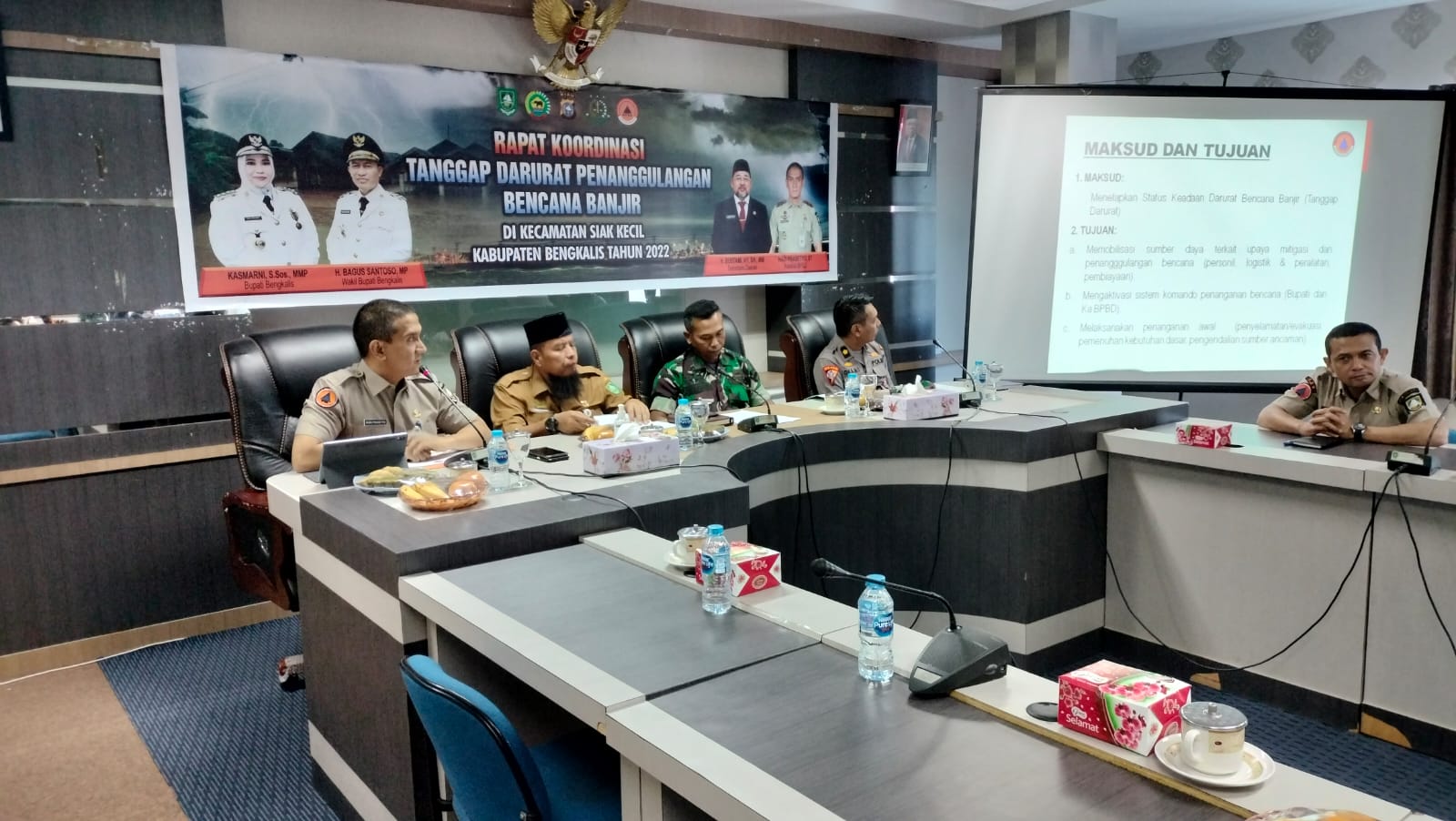 Musim Hujan, Pemkab Bengkalis Gelar Rakor Tanggap Darurat Penanggulangan Bencana Banjir