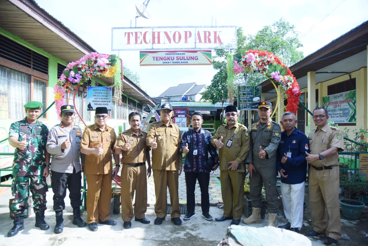Wabup Syamsuddin Uti Dukung Pengembangan Technopark SMKN 1 Tembilahan