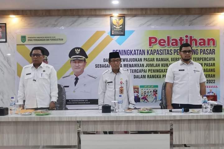 Pemkab Inhil Gelar Pelatihan Peningkatan Kapasitas Pedagang Pasar