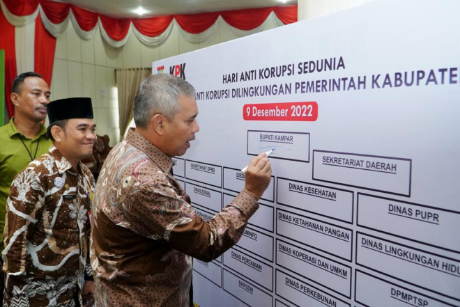 HAKORDIA Bersama Wapres dan KPK, Pj. Bupati Kamsol: Jangan Ragu Perangi Korupsi!
