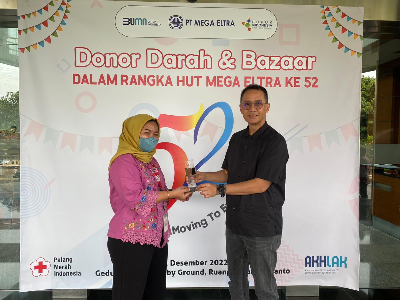 Menuju HUT ke-52, Mega Eltra Gelar Donor Darah dan Bazaar