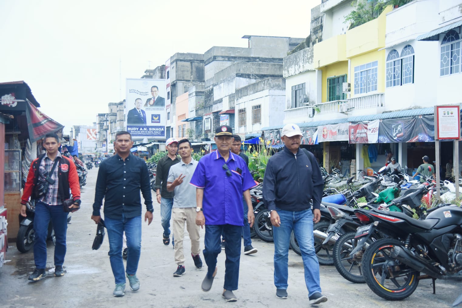 Wabup Inhil Kunker ke Kecamatan Kateman