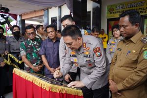 Polda Riau Resmikan Kantor Sentra Pelayanan Terpadu Polres Rokan Hilir di Bagansiapiapi