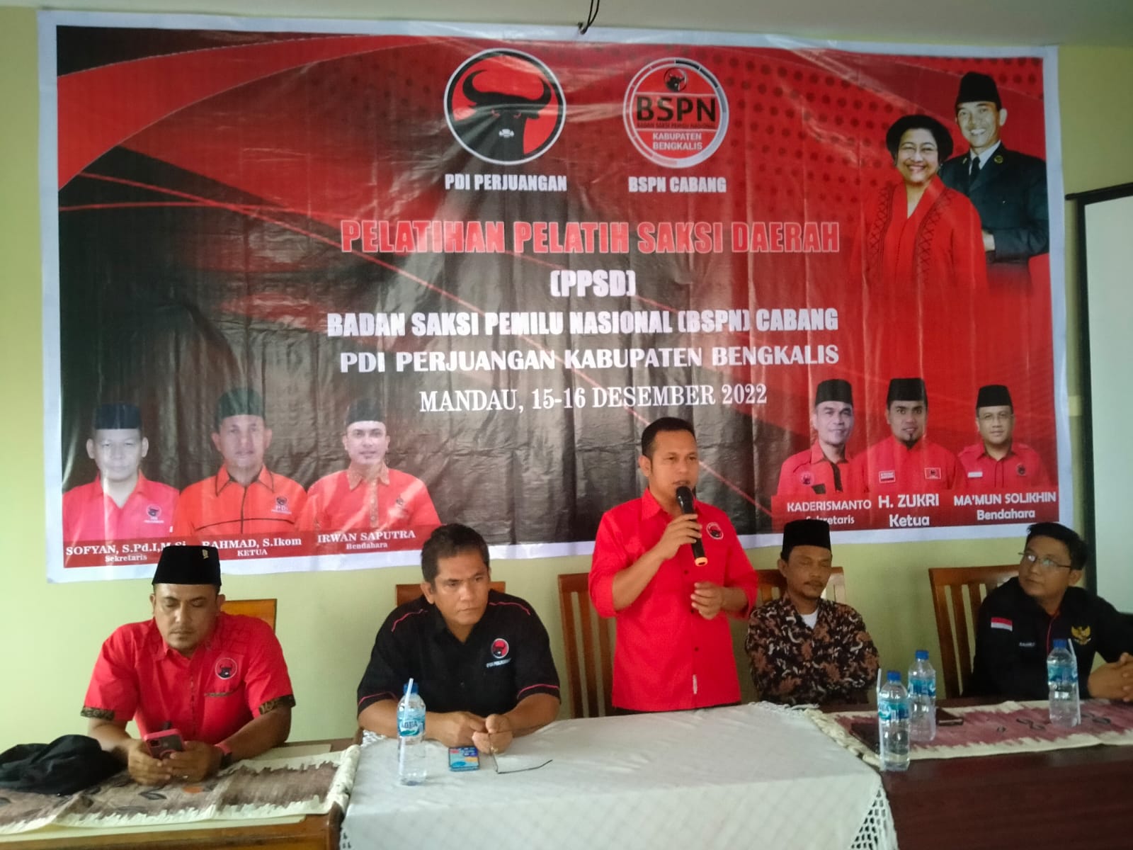 BSPN PDI Perjuangan Provinsi Riau Terus Bergerak Laksanakan Pelatihan Pelatih Saksi Daerah