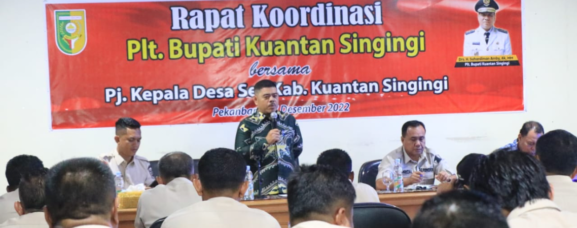 Plt Bupati Kuansing Minta Pj Bupati Jalankan Tugas dengan Maksimal