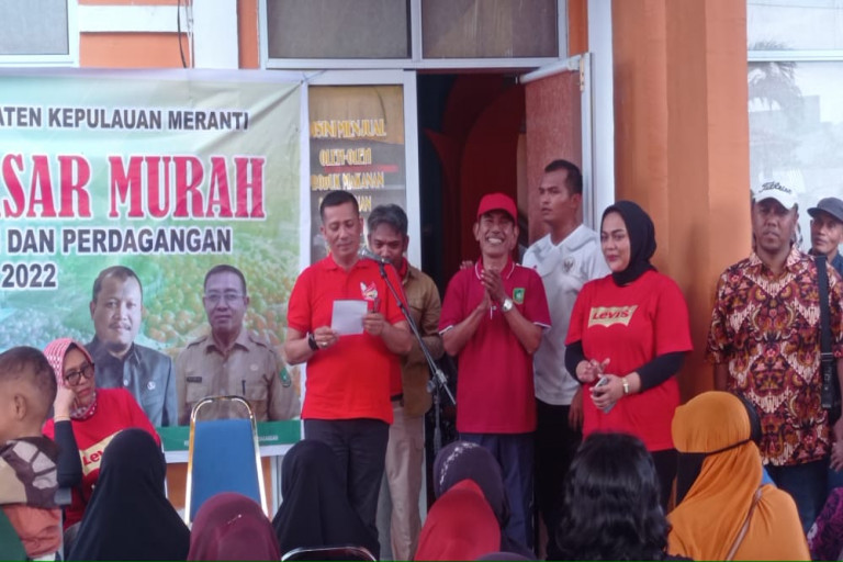 Pemkab Meranti Taja Pasar Sembako Murah