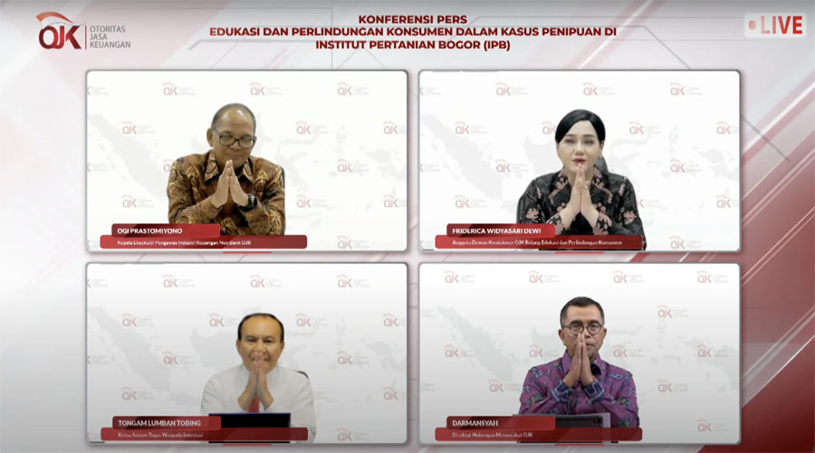 OJK Tingkatkan Edukasi dan Perlindungan Konsumen dalam Kasus Penipuan Berkedok Investasi di IPB