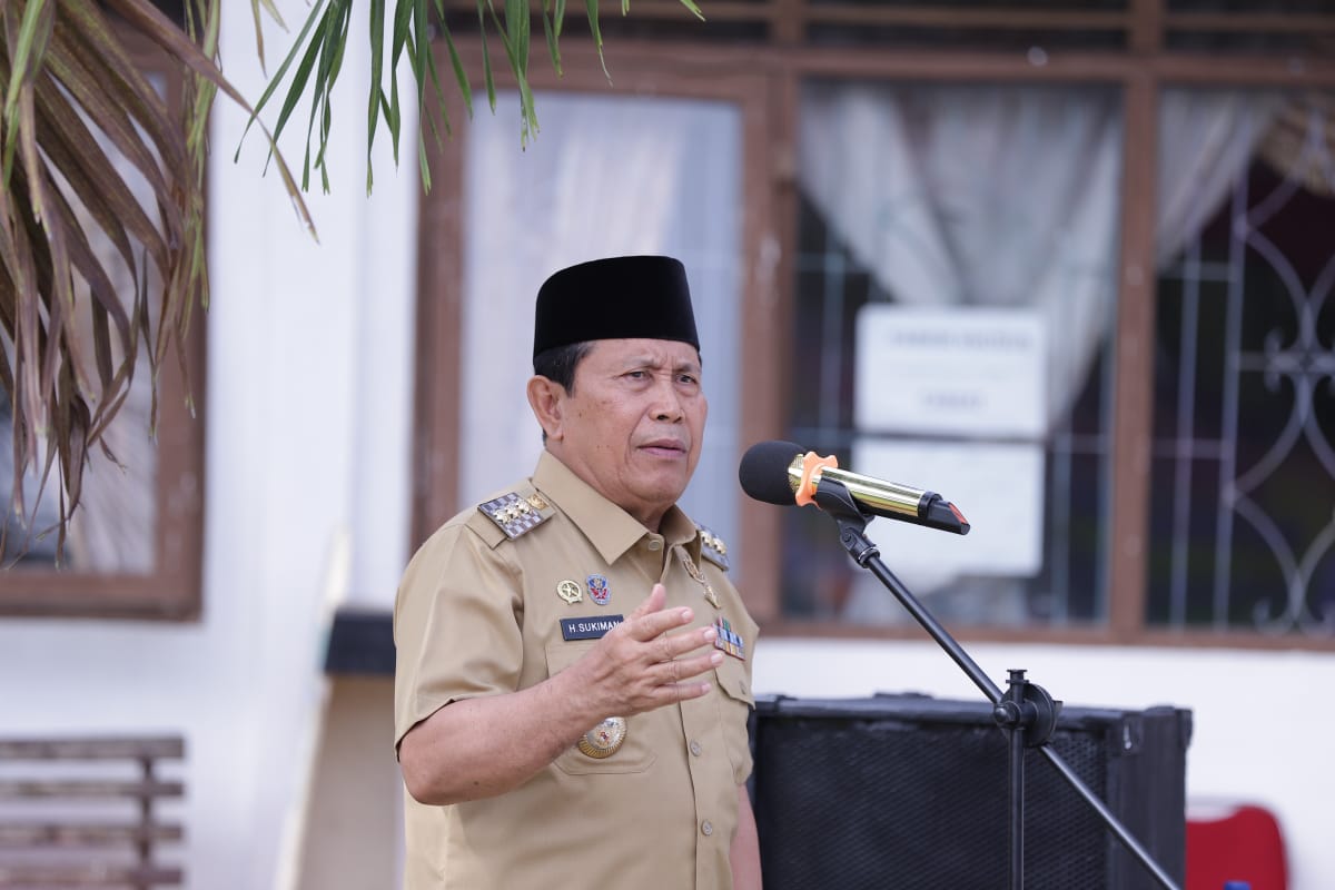 Bupati Sukiman Tinjau Pelaksanaan Pasar Murah di Tambusai