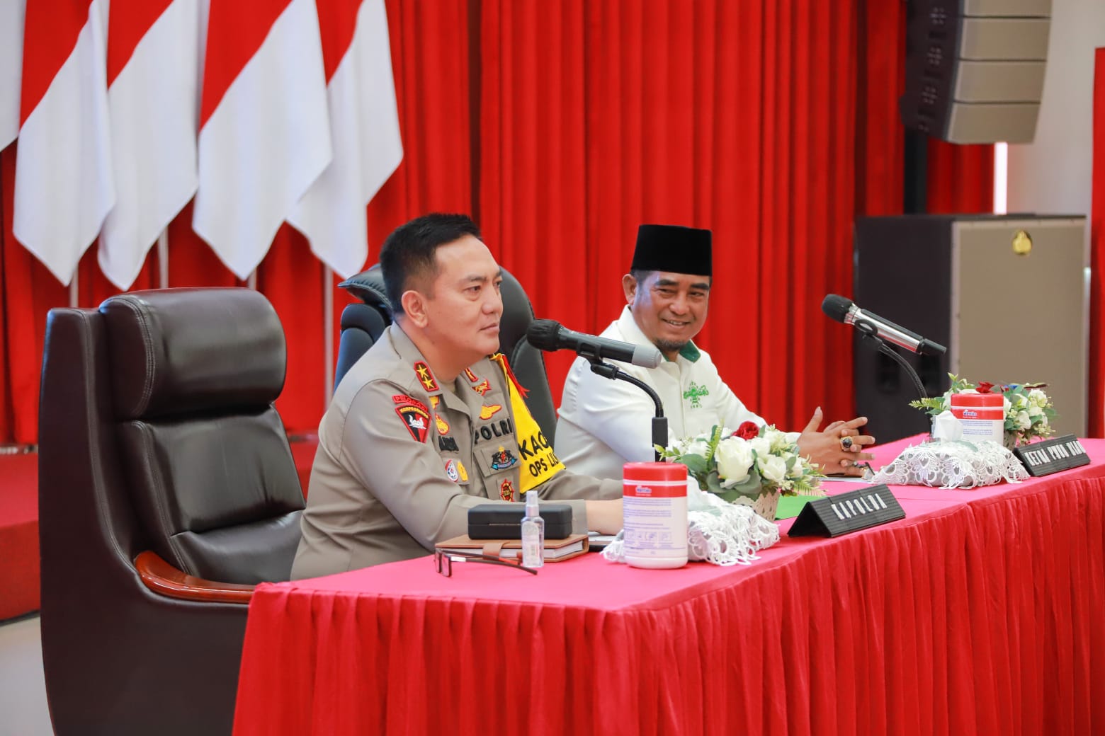 Pengurus PWNU Riau dan Kabupaten Kota Silahturahmi dengan Kapolda Riau