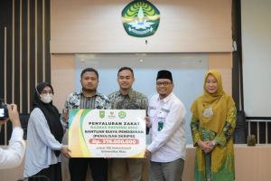 188 Mahasiswa UNRI Terima Bantuan Biaya Skripsi dari Baznas