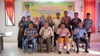 Kejari Rohil Gelar Sosialisasi Peningkatan Demokrasi Pemilu 2024 di Rimba Melintang