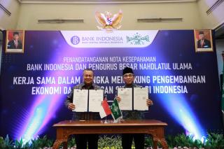 BI Kukuhkan Kerja Sama dengan Pengurus Besar Nahdatul Ulama