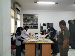 BNN Tes Urin Personel Satpol PP Riau